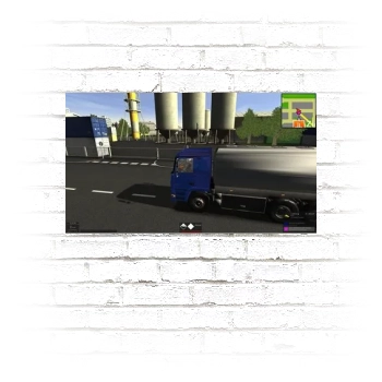 Tankwagen-Simulator Poster