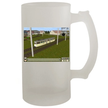 Tramcity 16oz Frosted Beer Stein