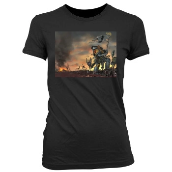 Warhammer Women's Junior Cut Crewneck T-Shirt