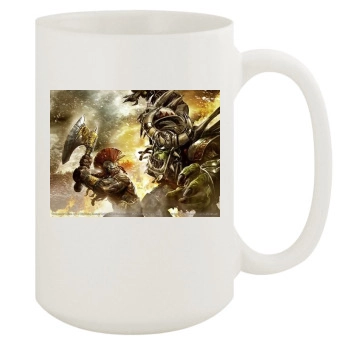 Warhammer 15oz White Mug
