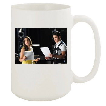 Glee 15oz White Mug