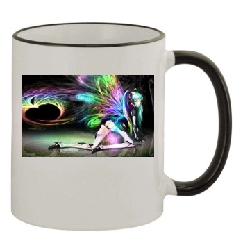 Vocaloid 11oz Colored Rim & Handle Mug