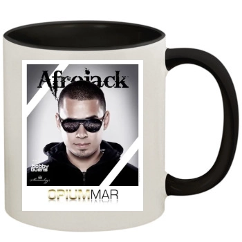 Afrojack 11oz Colored Inner & Handle Mug
