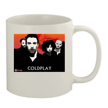 Coldplay 11oz White Mug