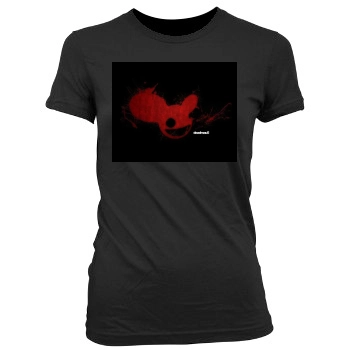 Deadmau5 Women's Junior Cut Crewneck T-Shirt