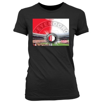Feyenoord Women's Junior Cut Crewneck T-Shirt