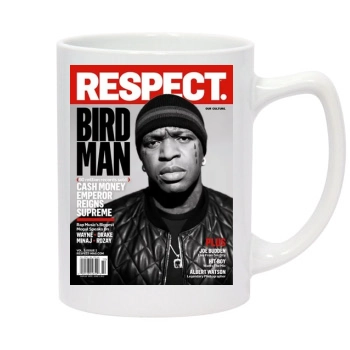 Birdman 14oz White Statesman Mug