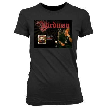 Birdman Women's Junior Cut Crewneck T-Shirt