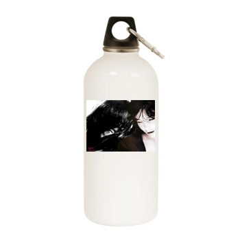 Bjork White Water Bottle With Carabiner