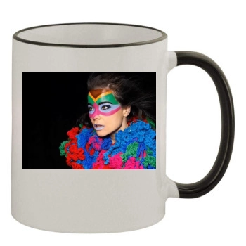 Bjork 11oz Colored Rim & Handle Mug