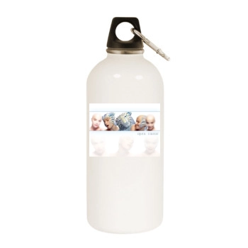 Bjork White Water Bottle With Carabiner
