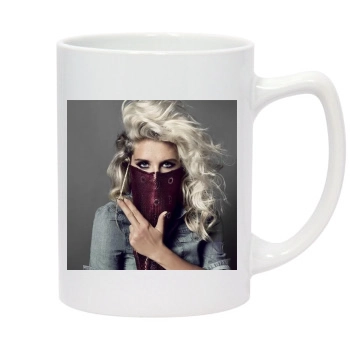 Kesha 14oz White Statesman Mug