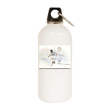 Kaka White Water Bottle With Carabiner
