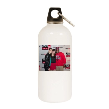 Karmin White Water Bottle With Carabiner