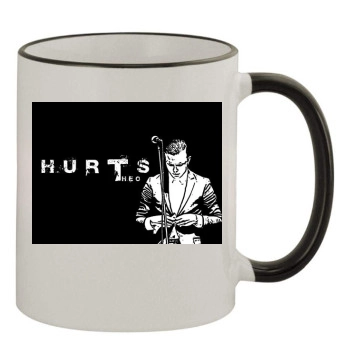 Hurts 11oz Colored Rim & Handle Mug