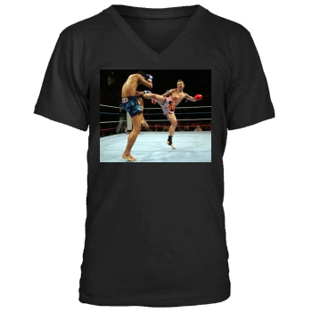 Kickboxing Men's V-Neck T-Shirt