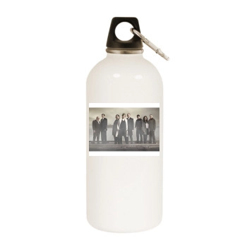 Alcatraz White Water Bottle With Carabiner
