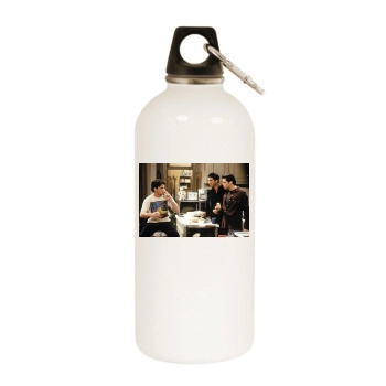 Friends White Water Bottle With Carabiner
