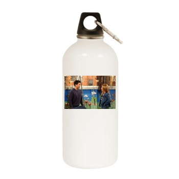 Friends White Water Bottle With Carabiner