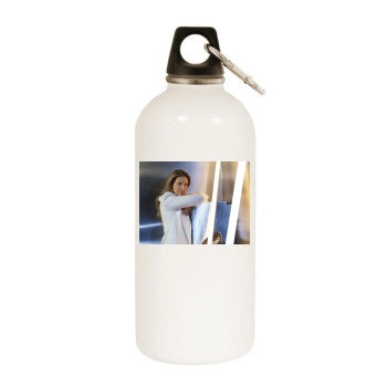 Fringe White Water Bottle With Carabiner