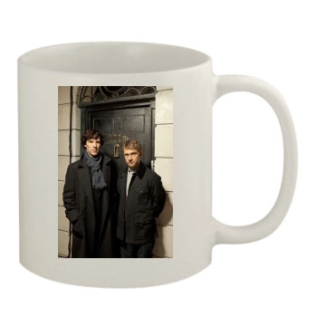 Sherlock 11oz White Mug