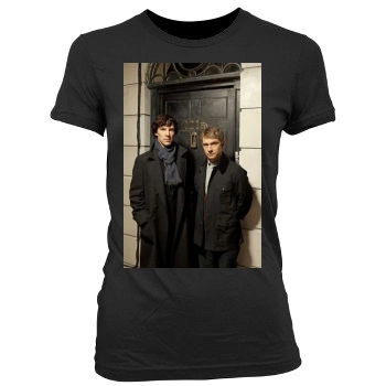 Sherlock Women's Junior Cut Crewneck T-Shirt