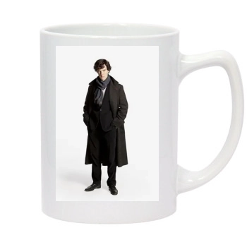 Sherlock 14oz White Statesman Mug