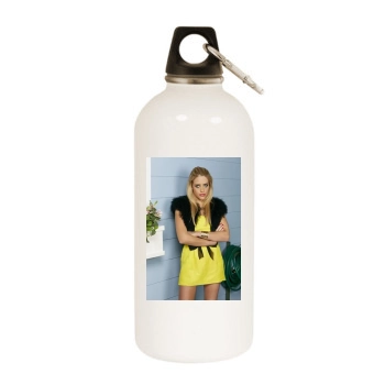 Suburgatory White Water Bottle With Carabiner