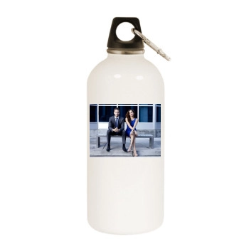 Suits White Water Bottle With Carabiner