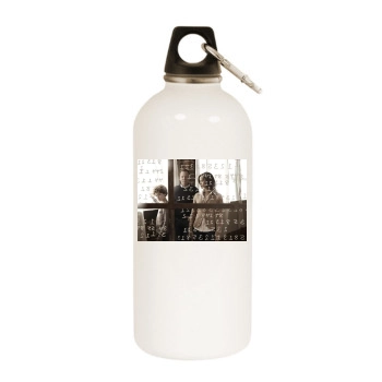 Touch White Water Bottle With Carabiner