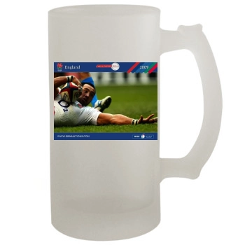 Rugby 16oz Frosted Beer Stein
