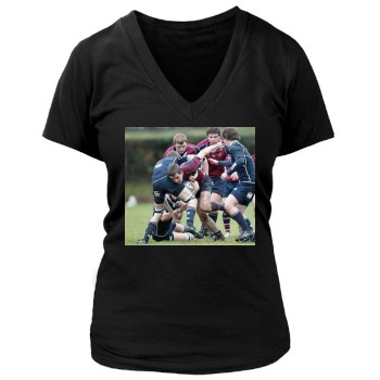 Rugby Women's Deep V-Neck TShirt