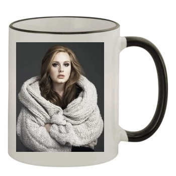 Adele 11oz Colored Rim & Handle Mug