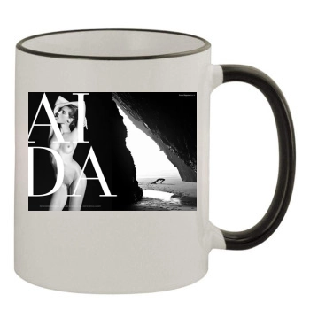 Aida 11oz Colored Rim & Handle Mug