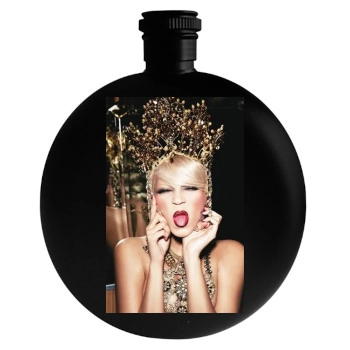 Beyonce Round Flask