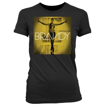 Brandy Norwood Women's Junior Cut Crewneck T-Shirt
