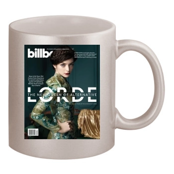 Lorde 11oz Metallic Silver Mug
