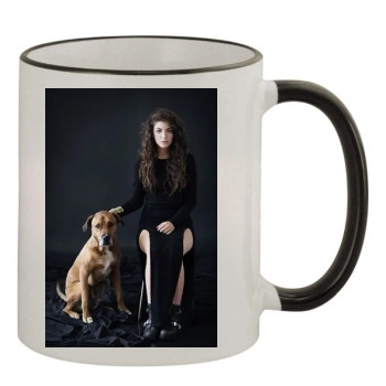 Lorde 11oz Colored Rim & Handle Mug