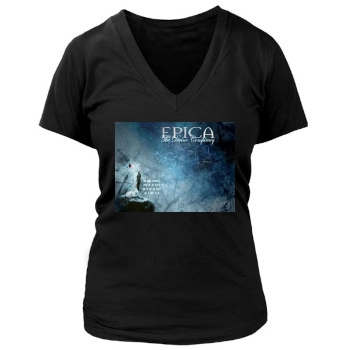 Epica Women's Deep V-Neck TShirt