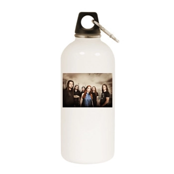 Epica White Water Bottle With Carabiner