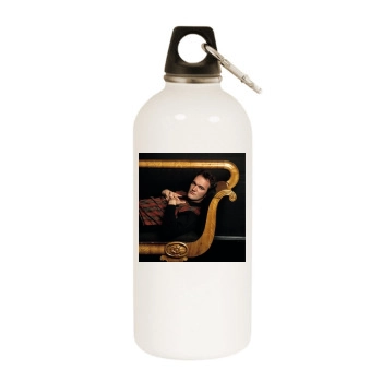 Quentin Tarantino White Water Bottle With Carabiner
