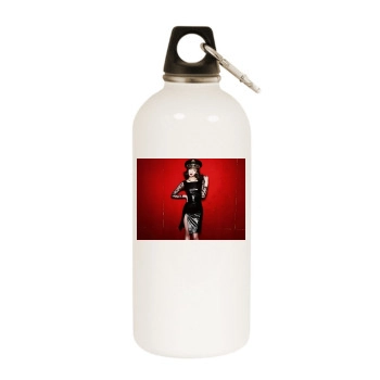 Sistar White Water Bottle With Carabiner