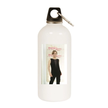Bettina Cramer White Water Bottle With Carabiner