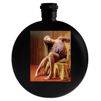 Beyonce Round Flask