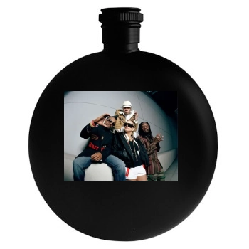 Black Eyed Peas Round Flask