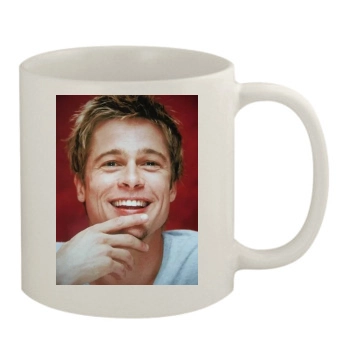 Brad Pitt 11oz White Mug