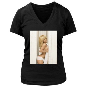 Britney Spears Women's Deep V-Neck TShirt