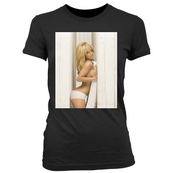 Britney Spears Women's Junior Cut Crewneck T-Shirt