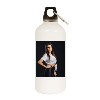 G.R.L. White Water Bottle With Carabiner
