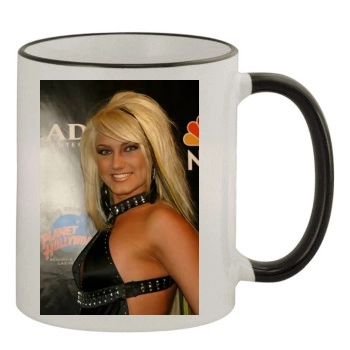 Brooke Hogan 11oz Colored Rim & Handle Mug
